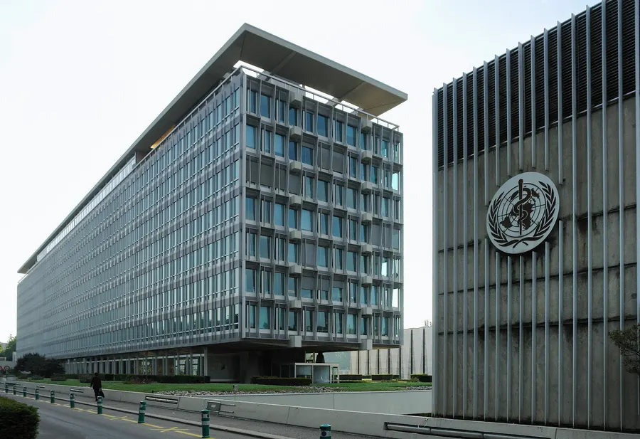 The World Health Organization's headquarters in Geneva.