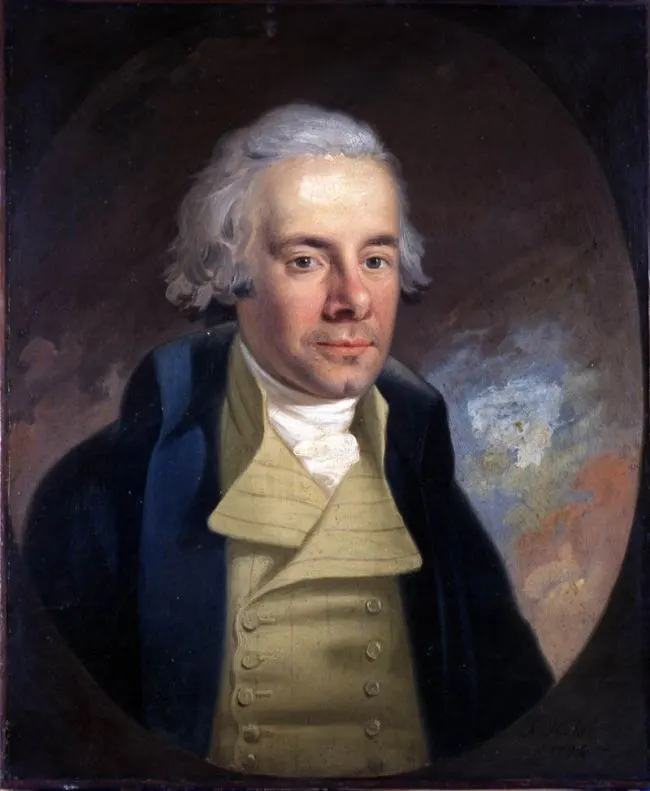 William Wilberforce, painted by Anton Hickel in 1794.