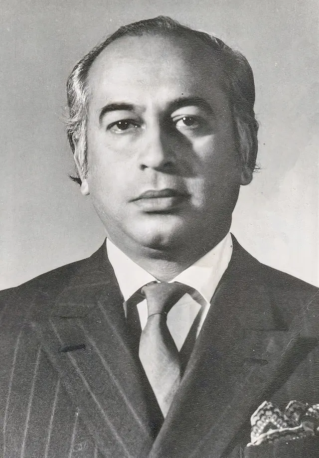 Zulfikar Ali Bhutto as President of Pakistan, in the early 1970s.